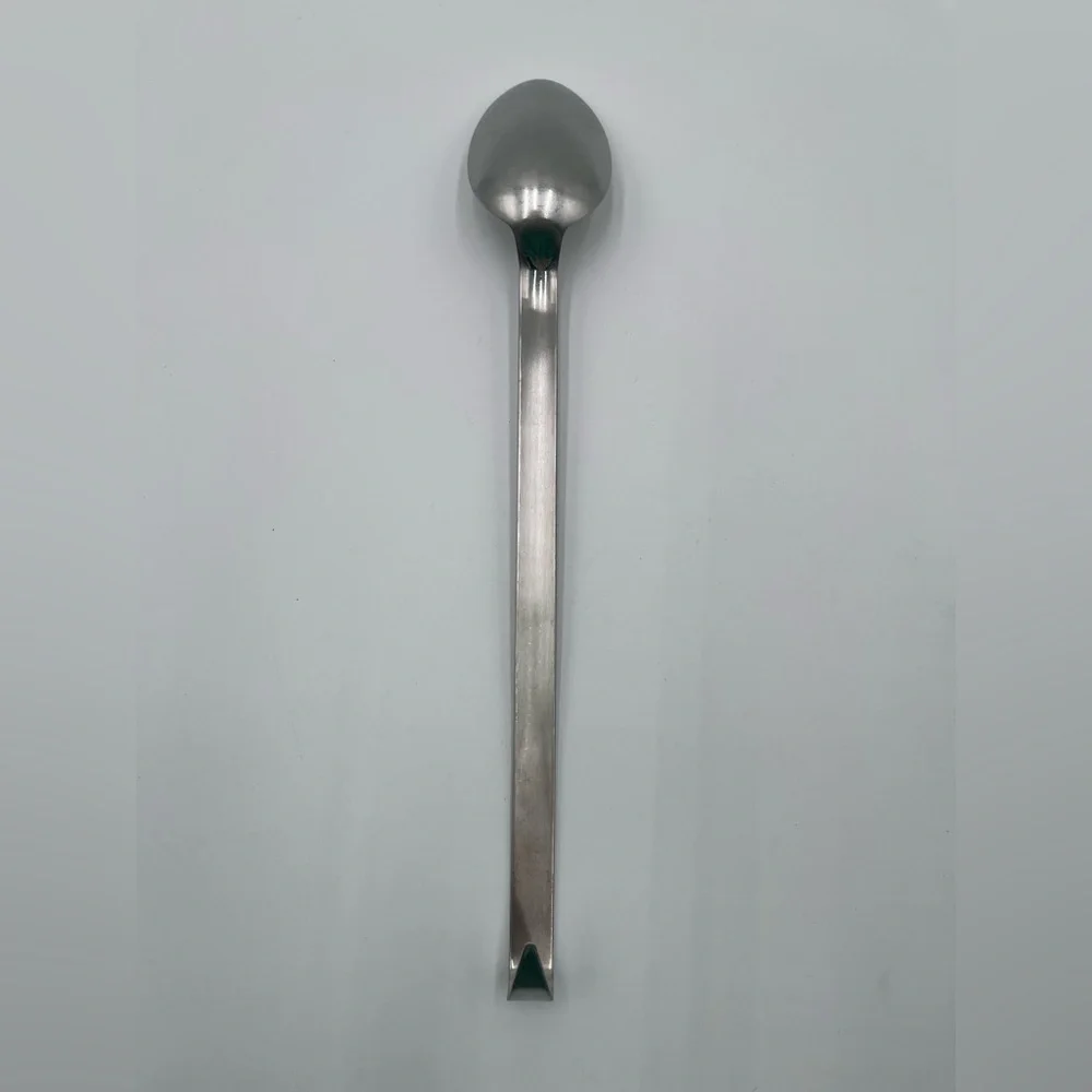 LE CREUSET Stainless Steel Serving Spoon Metal Used Hanging